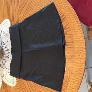 Victoria's Secret Pink Foldover Ribbed Swimsuit Cover Up Black M